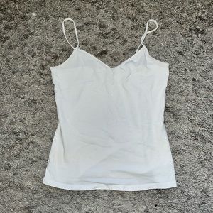 white tank top